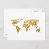 Carte Postale Gold Foil (Devant / Derrière)