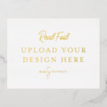 Carte postale Gold Foil Landcape<br><div class="desc">Customisez votre design dans Templett. Une fois la modification terminée,  téléchargez votre fichier dans un format JPG (n'oubliez pas d'activer l'option de fond perdu). Téléchargez votre design ici en cliquant sur le bouton bleu "Personnaliser".</div>