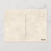 Carte Postale Gold Glam Glitz Zebra Print Faux Parties scintilla (Dos)