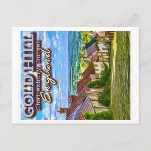 CARTE POSTALE GOLD HILL - SHAFTESBURY - DORSET ANGLETERRE (Devant)