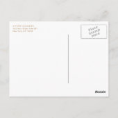 Carte postale Gold Lotus Floral Mandala (Dos)