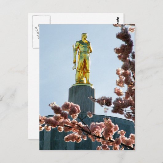 Carte Postale Gold Man (Devant / Derrière)