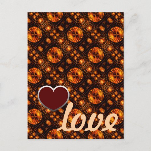 Carte Postale Gold Modern Boho Elegant Abstract Art Pattern #507 (Devant)
