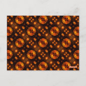 Carte Postale Gold Modern Boho Elegant Abstract Art Pattern #507 (Dos)