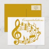 Carte Postale Gold Notes_ (Devant / Derrière)