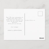 Carte Postale Gold Parties scintillant Noir Elle A Dit Oui Fianç (Dos)