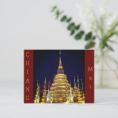 Carte postale Gold & Red Chiang Mai (Debout devant)