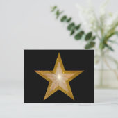 Carte postale Gold Star noir (Debout devant)