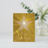 Carte postale Gold Star 'Your Text' (Debout devant)