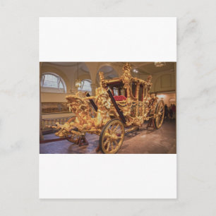 Carte Postale Gold State Coach Londres
