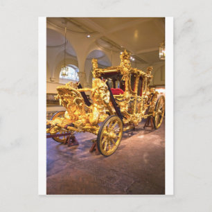 Carte Postale Gold State Coach Londres