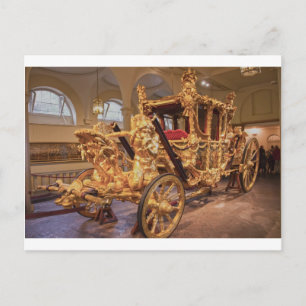 Carte Postale Gold State Coach Londres