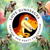 Carte Postale Gold T Rex, Joyeux garçon d'anniversaire