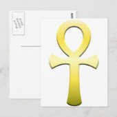 Carte Postale Golden Ankh (Devant / Derrière)