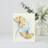 Carte Postale Golden Autumn Ginkgo (Debout devant)