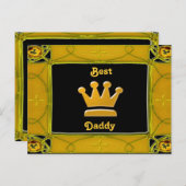 Carte postale Golden Best Daddy (Devant / Derrière)