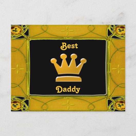 Carte postale Golden Best Daddy (Devant)