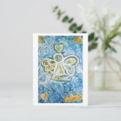 Carte postale Golden Blue Angel (Debout devant)