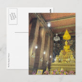 Carte Postale golden buddha wat pho (Devant / Derrière)