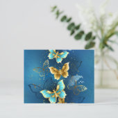Carte Postale Golden butterflies (Debout devant)