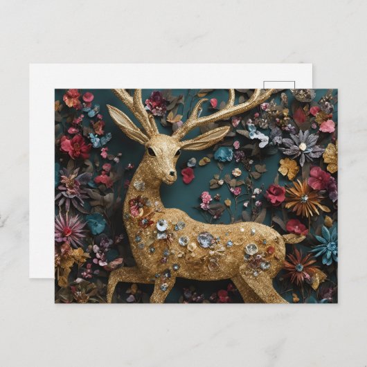 Carte postale Golden Deer (Devant / Derrière)