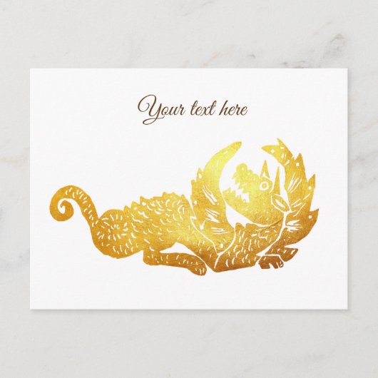Carte postale Golden Dragon (Devant)
