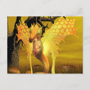 Carte postale Golden Dragon
