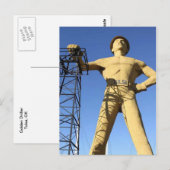 Carte postale Golden Driller de Tulsa (Devant / Derrière)