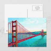 Carte Postale Golden Gate (Devant / Derrière)