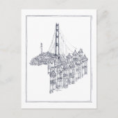 Carte Postale Golden Gate (Devant)