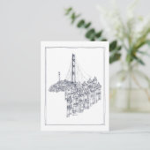 Carte Postale Golden Gate (Debout devant)