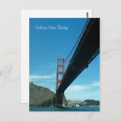 Carte postale - Golden Gate Bridge (Devant / Derrière)