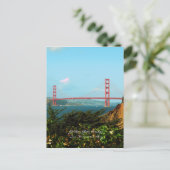 Carte postale Golden Gate Bridge (Debout devant)