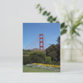 Carte postale Golden Gate Bridge (Debout devant)