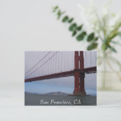 Carte postale Golden Gate Bridge (Debout devant)