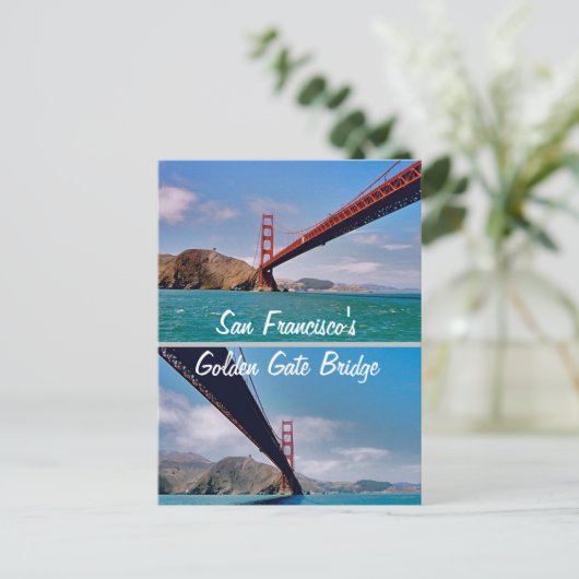 Carte postale Golden Gate Bridge de San Francisco (Debout devant)