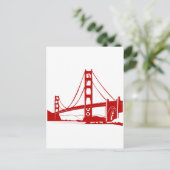 Carte Postale Golden Gate Bridge - San Francisco, CA (Debout devant)