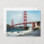 Carte Postale Golden Gate Bridge San Francisco CA (Devant / Derrière)