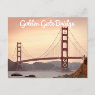 Carte Postale Golden Gate Bridge, San Francisco, Californie, Éta
