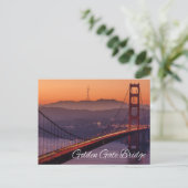 Carte Postale Golden Gate Bridge, San Francisco, Californie, USA (Debout devant)