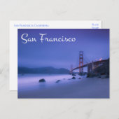 Carte Postale Golden Gate Bridge San Francisco Californie, USA (Devant / Derrière)