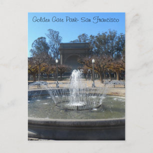 Carte Postale Golden Gate Park, San Francisco