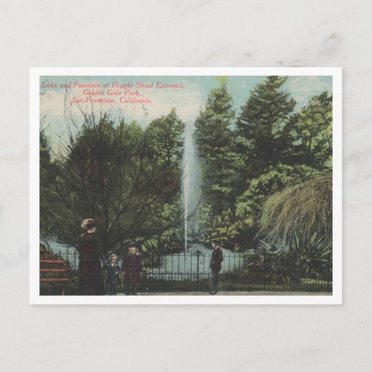 Carte Postale Golden Gate Park, San Francisco Haight Street 1912 (Devant)