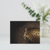Carte Postale Golden Jaguar Motif (Debout devant)