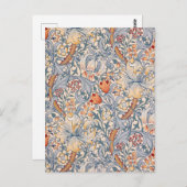 Carte Postale Golden Lily, William Morris (Devant / Derrière)