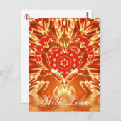 Carte postale Golden Love (Devant / Derrière)