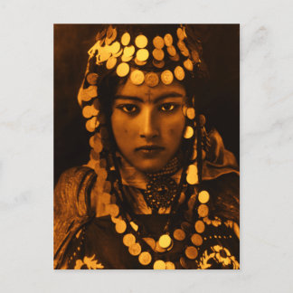 Carte Postale Golden Maghreb Ouled Naïl Berber Girl Femme