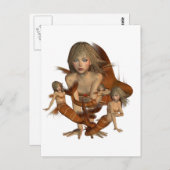 Carte postale Golden Mermaid (Devant / Derrière)
