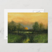 Carte postale Golden Moonrise (Devant / Derrière)