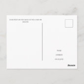 Carte Postale Golden moto vélo or golding salutation (Dos)